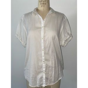 Gap white collar shirt